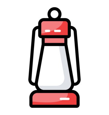 Fener simgesi düz vektör 