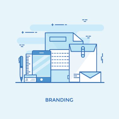 marka vektör çizimi renkli