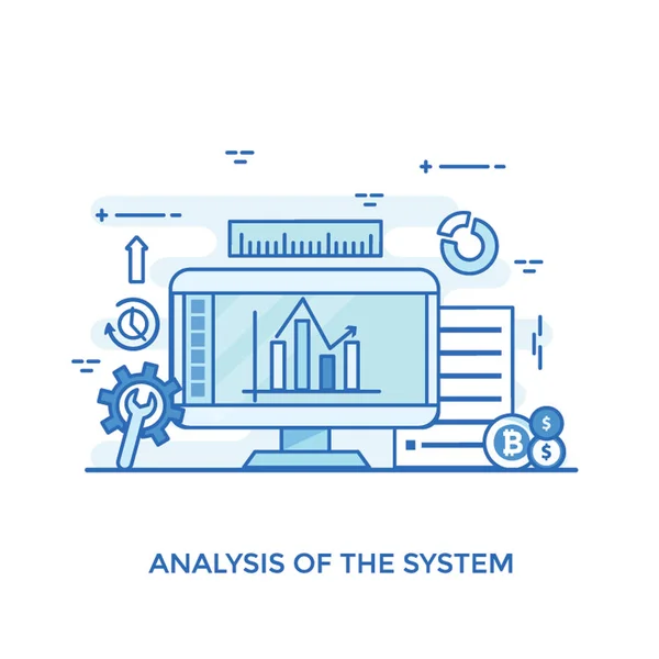 Data Konfiguration Design Systemanalys — Stock vektor