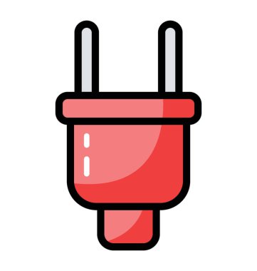 Fiş düz simge vektör