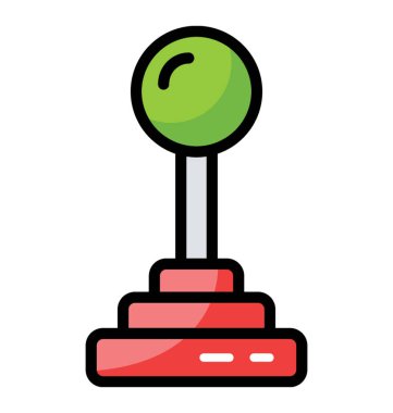 Gamepad, joystick katı simgesi