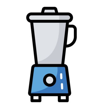 Ev aletleri, blender simgesi düz vektör