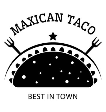 Restoran amblemi simgesinin simge vektör tasarımı