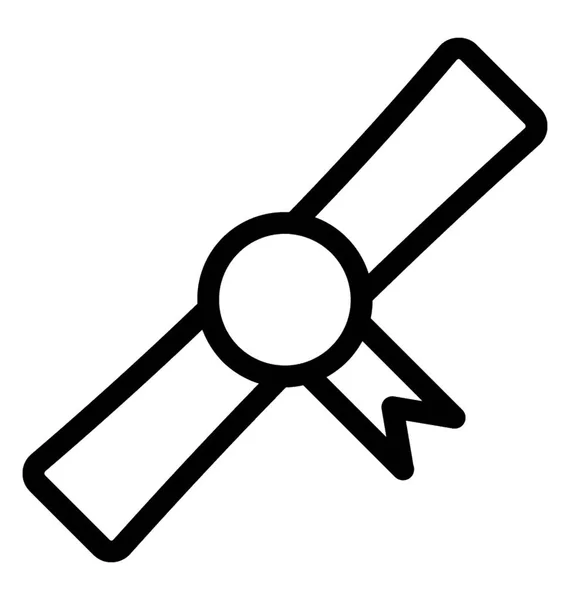 Rebbon Icon Line Design — стоковый вектор