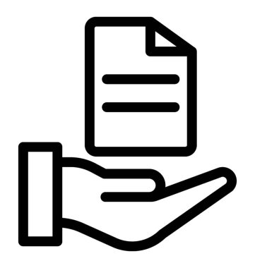 Belge Koruma simgesi çizgili Tema