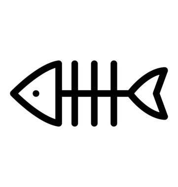 Deniz ürünleri vektör, Balık simgesi