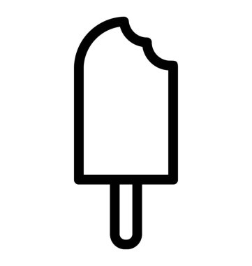 çizgi vektör buzlu şeker simgesinin