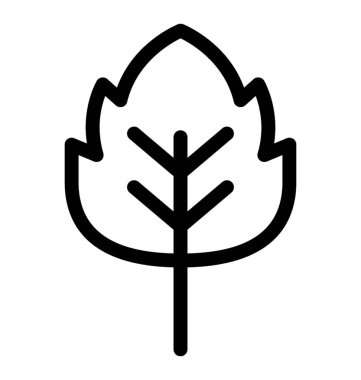 Çizgi vektör ıspanak simgesi