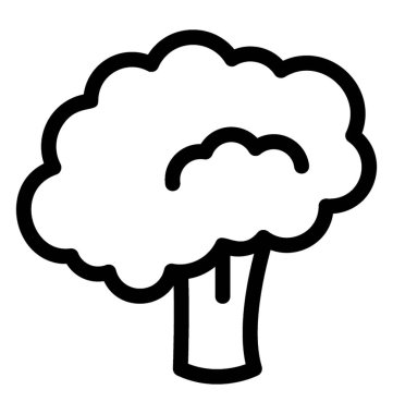 Demir zengin sebze, brokoli simgesi