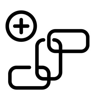 Satır Zinciri bağlantı simge vektör