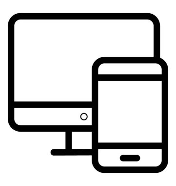 Teknolojik cihazlar kutsal kişilerin resmi içinde içini kaplamak çizmek