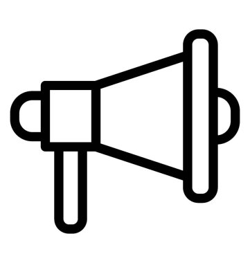 Megafon kutsal kişilerin resmi içinde içini kaplamak çizmek 