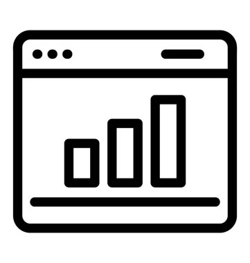 Grafik Web sitesi simge vektör içinde içini kaplamak çizmek 