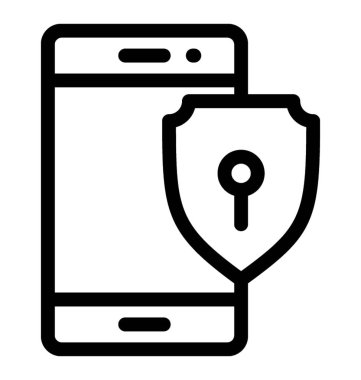 Smartphone simge vektör hat tasarım korumalı 