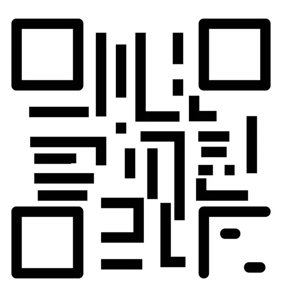 Vector Icono Código Diseño Línea — Archivo Imágenes Vectoriales