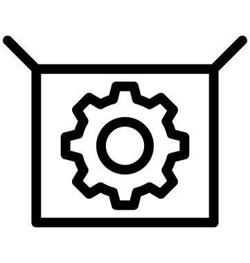 Kağıt ayarı simgesi, çizgi vektör