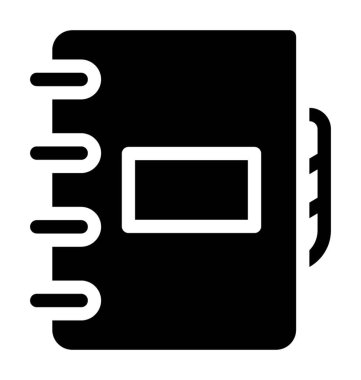 Glif tasarım kitap simgesi