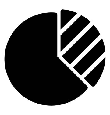 Pasta grafik simge, simge vektör tasarımı.