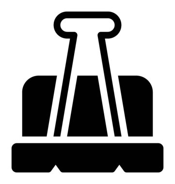 Katı ataş simgesi vektör