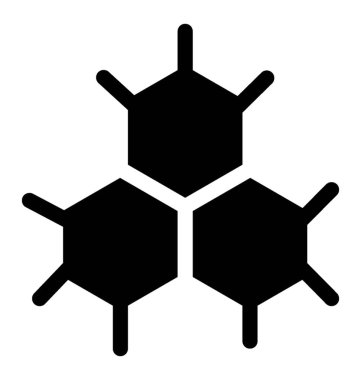 Moleküler yapısı simge, simge vektör