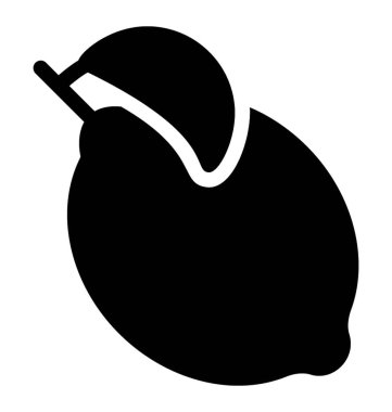 Kireç sembolünün glif vektörü