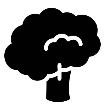 Demir zengin sebze, brokoli simgesi