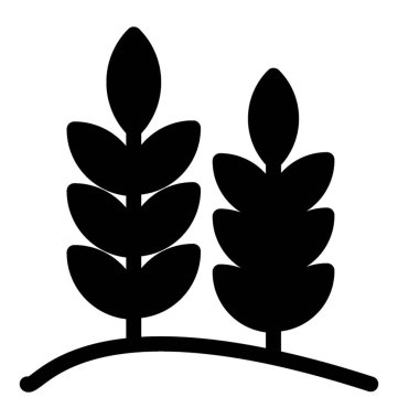 Otlar simgesi simge vektör