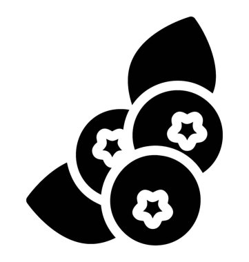 Çilek simgesinin simge vektör