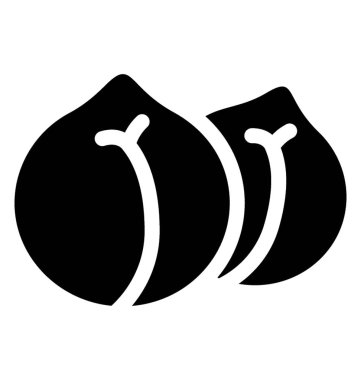 Katı Vektördeki nohut simgesi