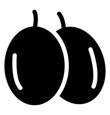 Erik meyve jambolan simge vektör