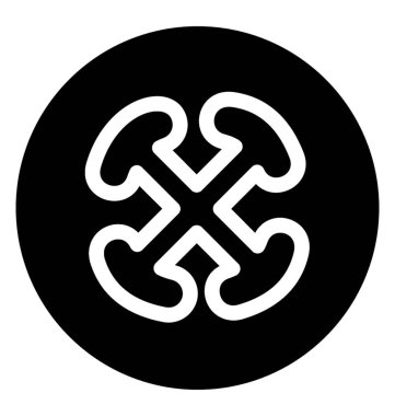 Domates slice simgesinin katı vektör 