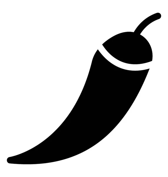 Chili Symbol Vektor — Stockvektor