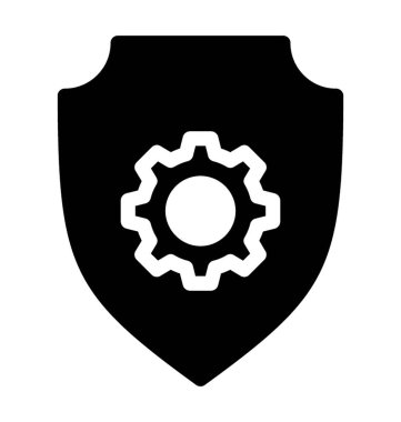 Koruma yönetimi simge vektör