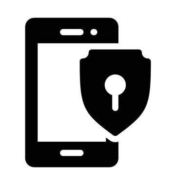 Smartphone simge vektör sağlam tasarım korumalı