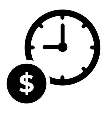 Para simgesi, katı vektör Zamanı