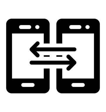 Sağlam veri eşitleme simge vektör 