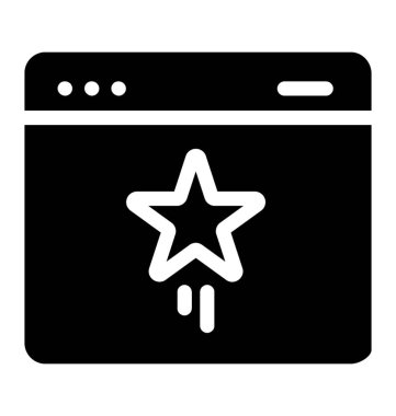 Web sitesi derecelendirme simge, simge vektör