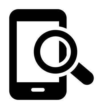 Sağlam mobil arama simge vektör