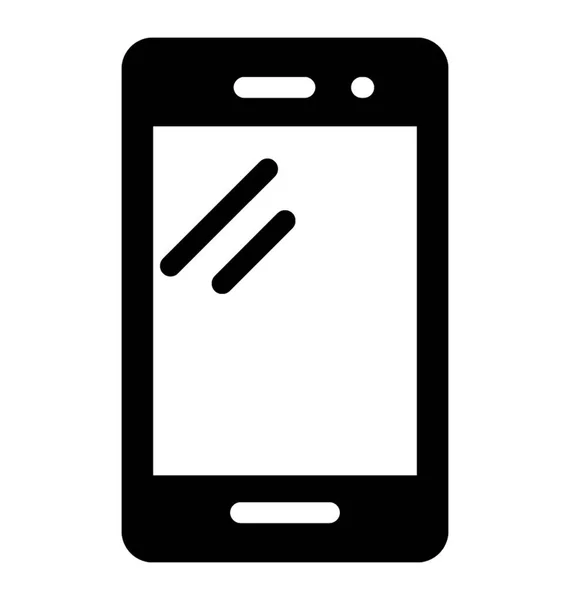 Mobiele Telefoon Pictogram Vector Degelijk Ontwerp — Stockvector