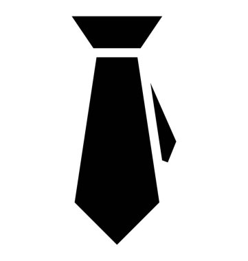 Kravat simge, simge vektör tasarımı