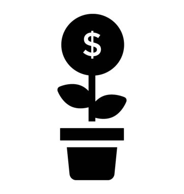 para bitki simge, simge vektör tasarımı