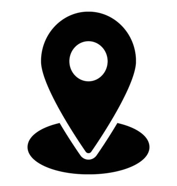 Katı navigasyon simge vektör