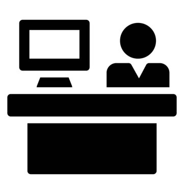 Resepsiyon simge, simge tasarım