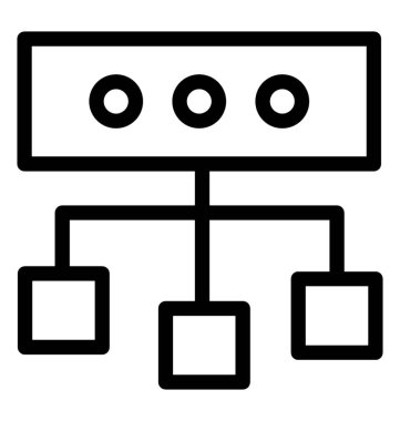 Görev simgesi, çizgi vektör tasarımı tamamlandı