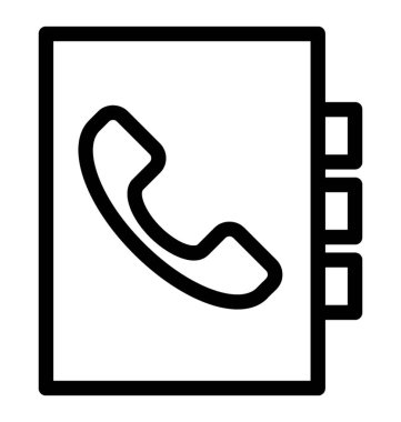 Arama simgesi, çizgi vektör tasarımı