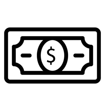 Doları not simgesini, çizgili Tema