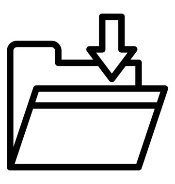 Klasör simgesini, çizgili Tema indirme