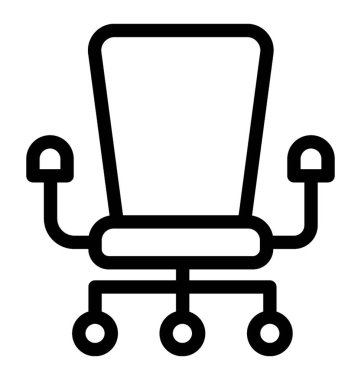 Ofis sandalye simge, onay kavramı