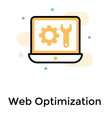 Site bakımı düz tasarım
