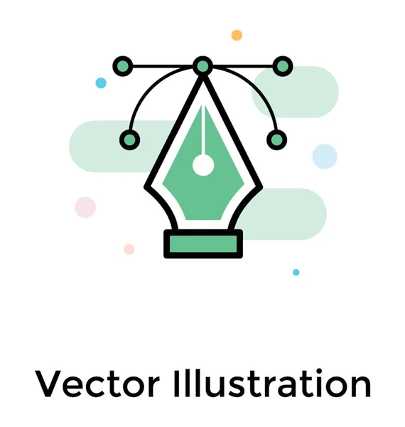 Grafik Design Symbol Flaches Icon Design — Stockvektor